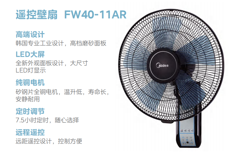 美的壁扇